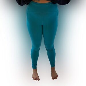 Lululemon Align High Rise Legging with Pocket size 10. Bright blue